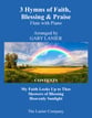 Three Hymns of Faith, Blessing & Praise (For Flute with Piano) P.O.D. cover